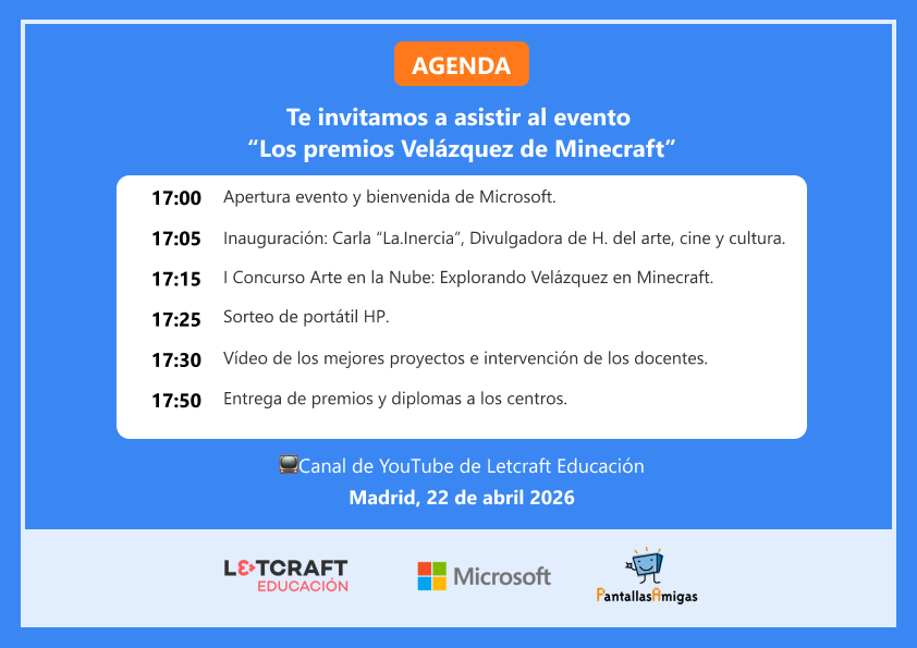 Agenda evento Velázquez - 22 abril Agenda evento Velázquez - 22 abril